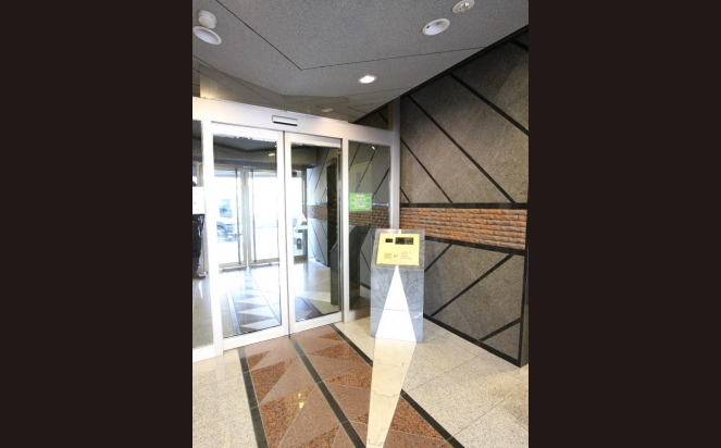オートロック　女性にも安心です